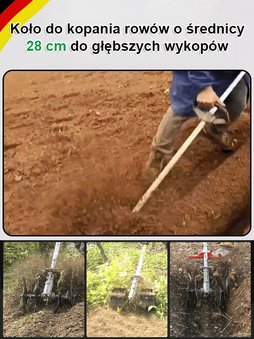 Kosa do trawy, nóż do spulchniania gleby