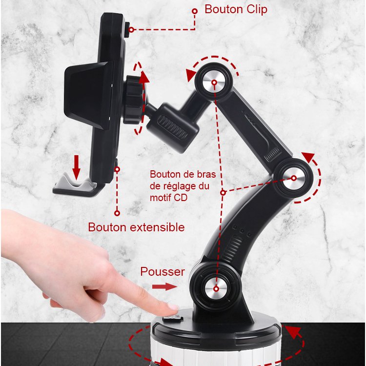 support de téléphone pour voiture