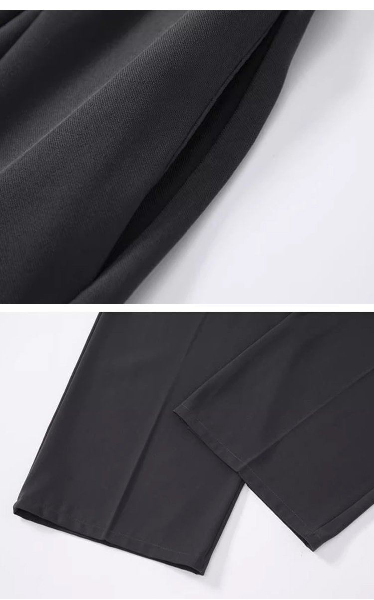 秋冬コーデに合う厚手ワイドパンツ