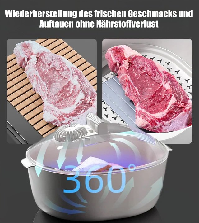 6-in-1-Bakterienhemmender Auftau-und Frischhalter