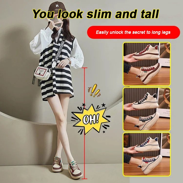 Casual thick soled sneakers