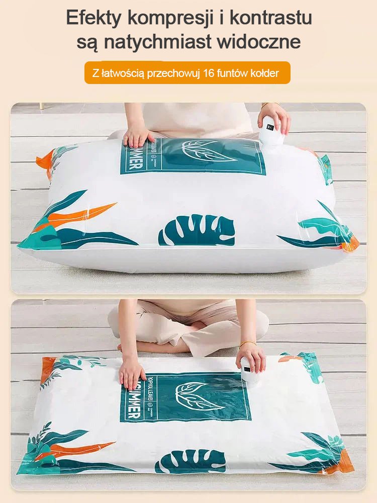 Zagęszczony worek do przechowywania próżniowego 7-częściowy zestaw