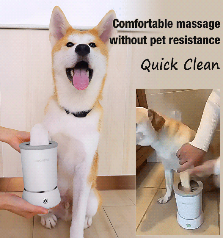 Electric Foot Washer for Cats and Dogs