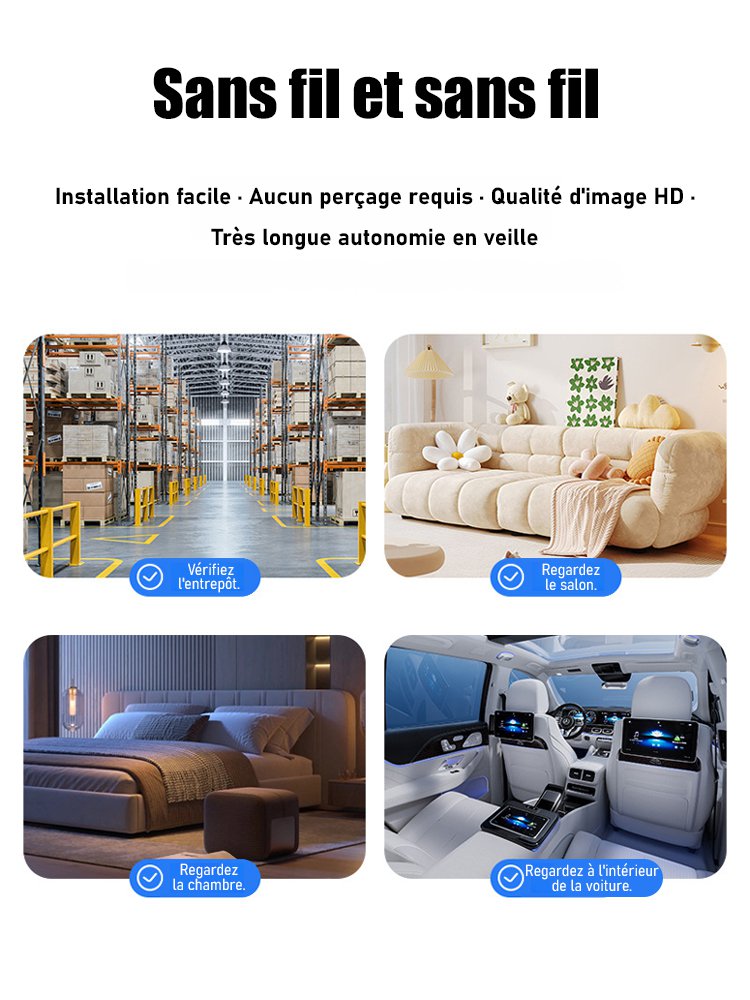 Mini caméra de surveillance à distance WiFi