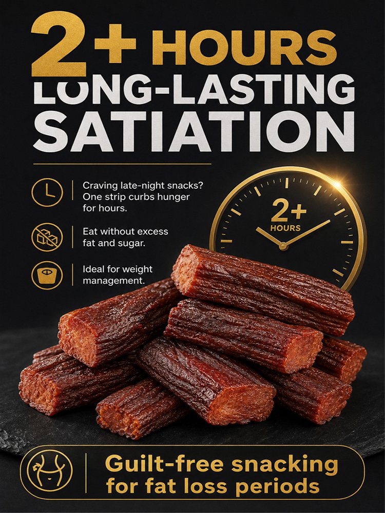 Zero-additive high-protein pure beef jerky
