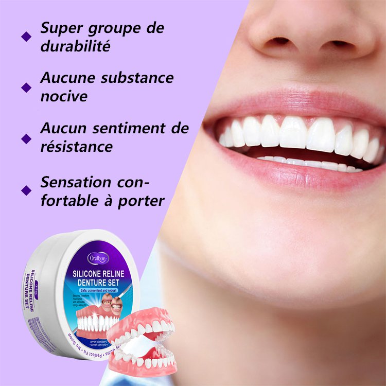Ensemble de retouche dentaire oralhoe (colle d'alimentation)