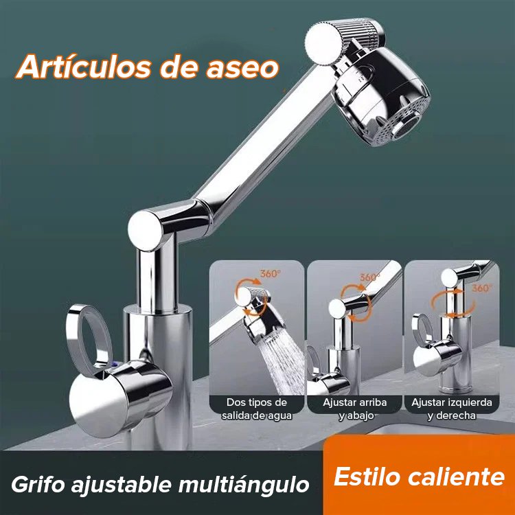 Grifo de refuerzo giratorio para agua caliente y fría de Vientiane