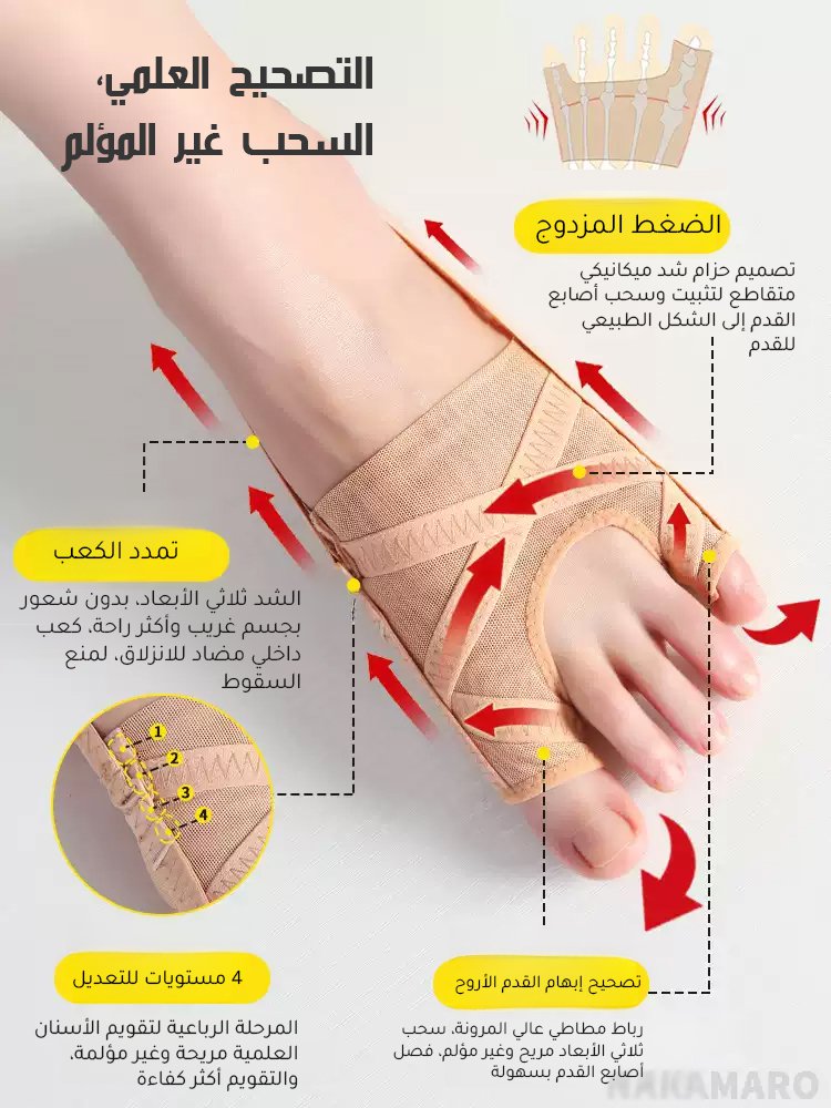 دعامة إصلاح إبهام القدم الأروح من نسيج شبكي