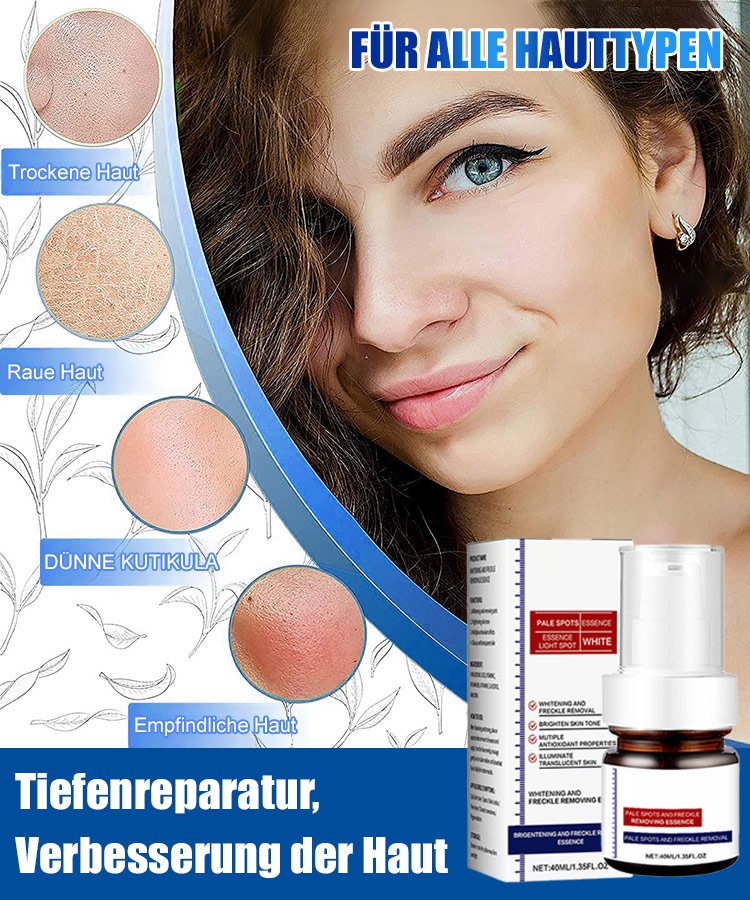 Serum gegen Hautflecken und reparierendes Reinigungsmittel