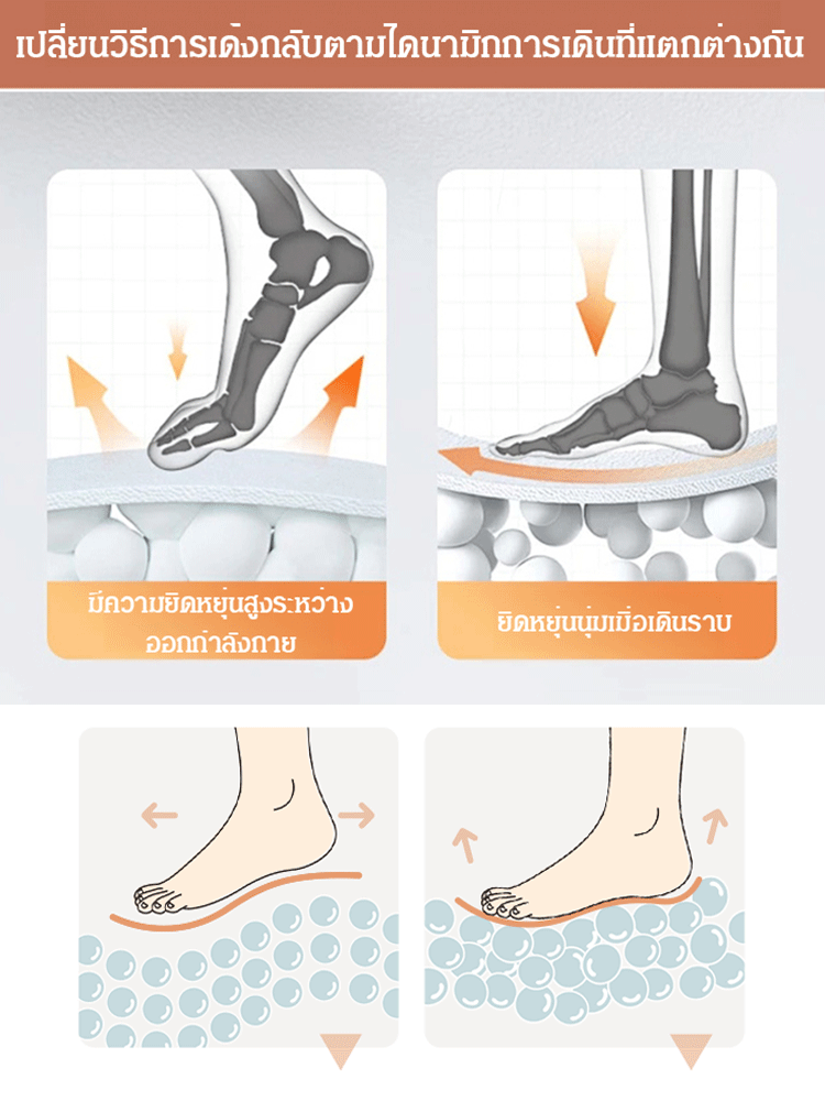 รองเท้าสลิปออนเลื่อมดอกไม้ระบายอากาศได้ของผู้หญิง