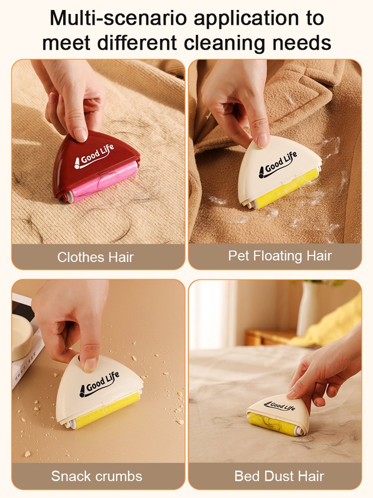 Light luxury geometric washable mini lint roller