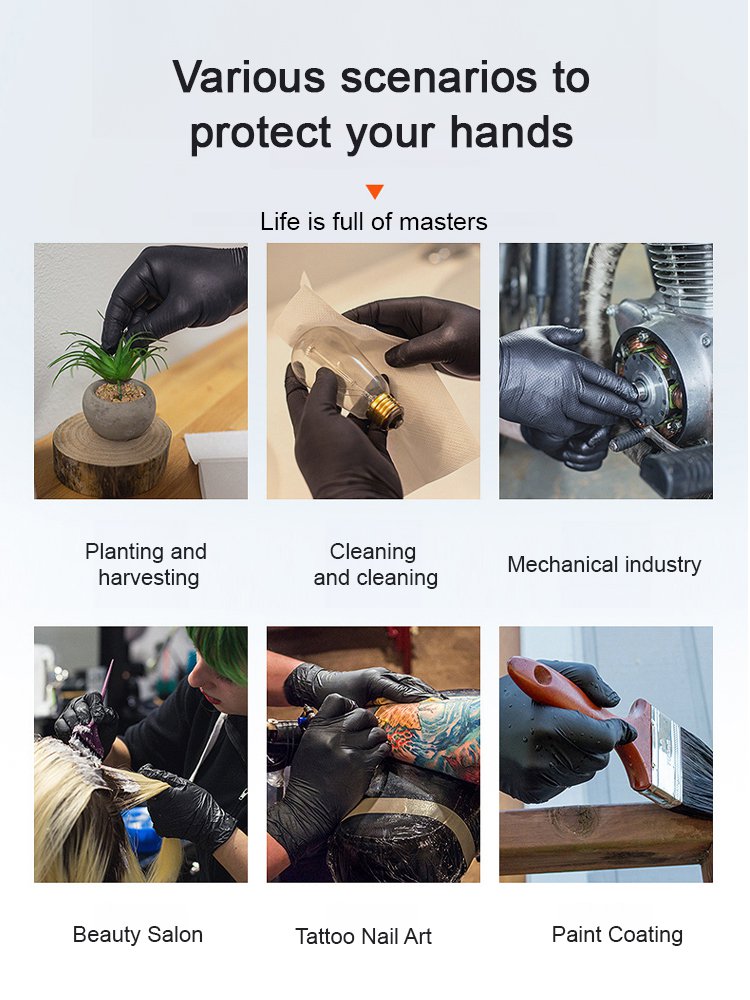 Food Grade Butyl Latex Gloves (100 pcs)