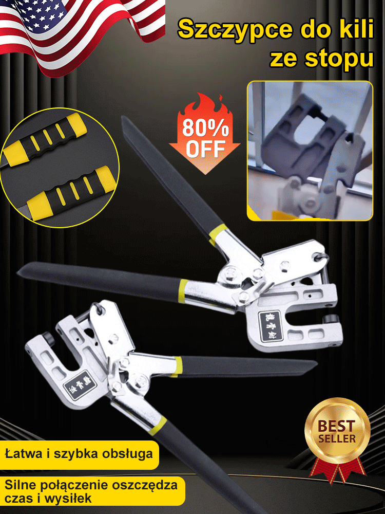 [Wykute przez amerykańskie rzemiosło] Aluminiowe szczypce do kili 