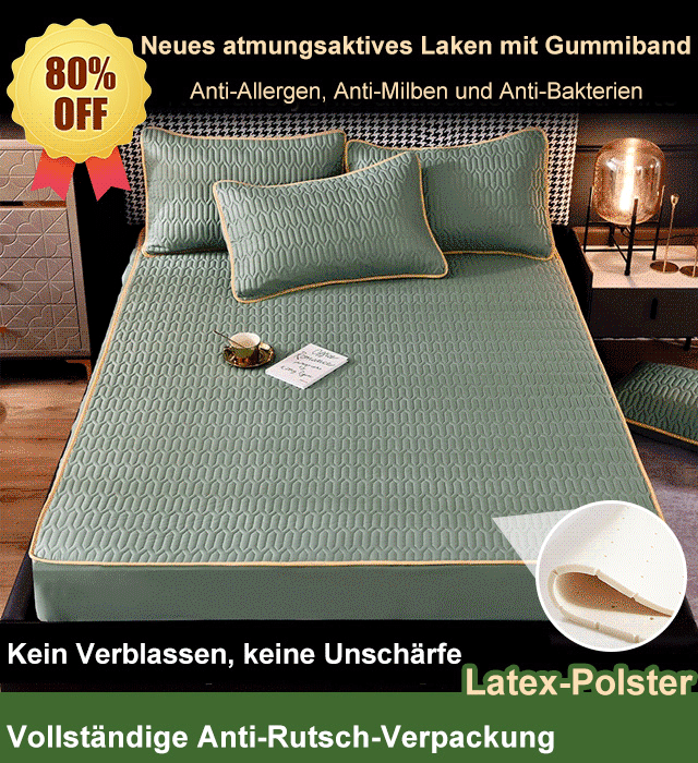 Neues atmungsaktives Laken mit Gummiband