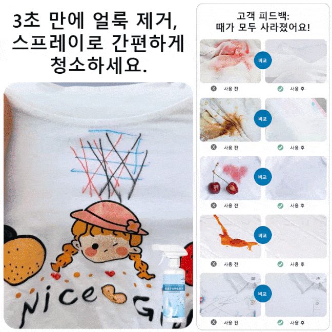 다기능 비이온 유화 얼룩 제거제