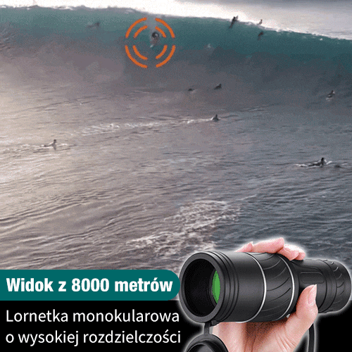 Lornetka monokularowa o wysokiej rozdzielczości