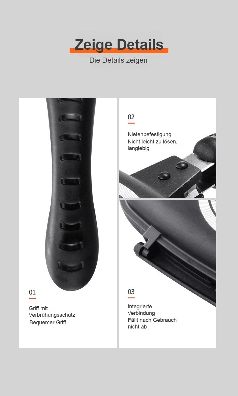 Zubereitung eines Steaks in der Aluminiumdruckguss-Pfanne