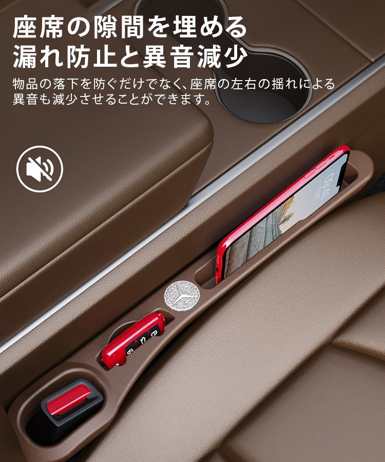 カーシート隙間収納ボックス