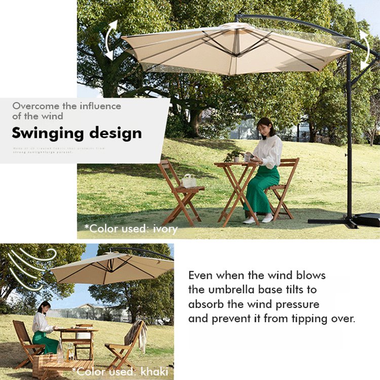 Outdoor garden sunshade waterproof umbrella cloth