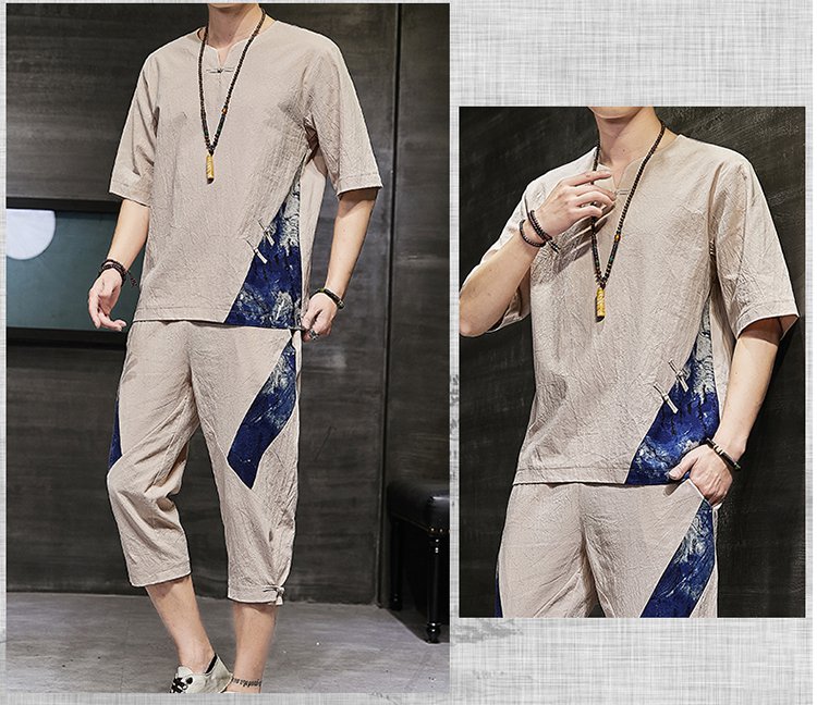 オフィスカジュアルにも使える綿麻セットアップ