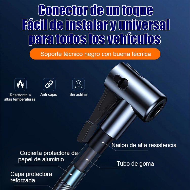 Bomba inflable portátil de gran potencia para coche