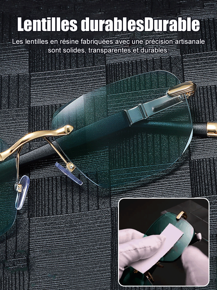 Lunettes de lecture intelligentes avec zoom