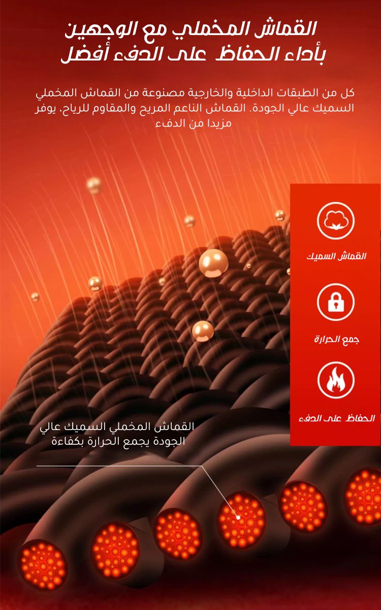 جاكيت دافئ من قماش مخملي بالوجهين، الأكثر مبيعا في النرويج