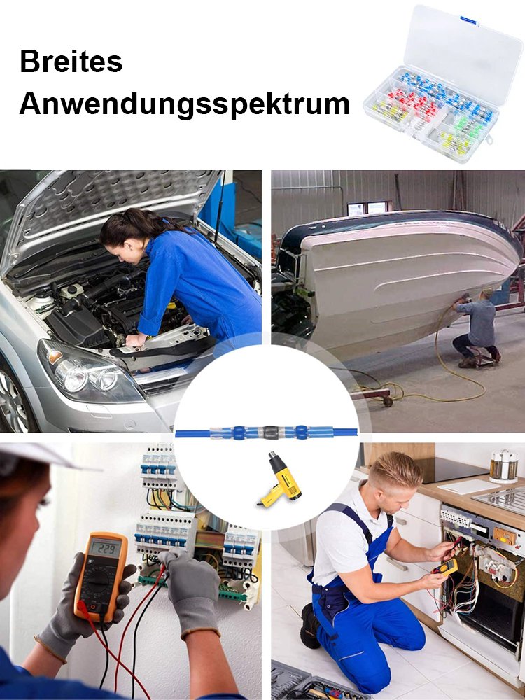Wasserdichte Schrumpflötverbinder Set✨Kann Kabel für 20 Jahre dauerhaft schützen.