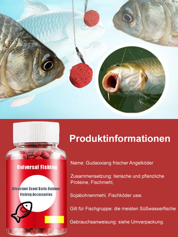 [Fische in Sekunden fangen] Angelköder mit verbessertem Geschmack