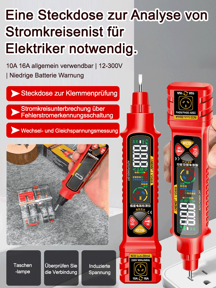 Intelligenter Spannungsprüfstift
