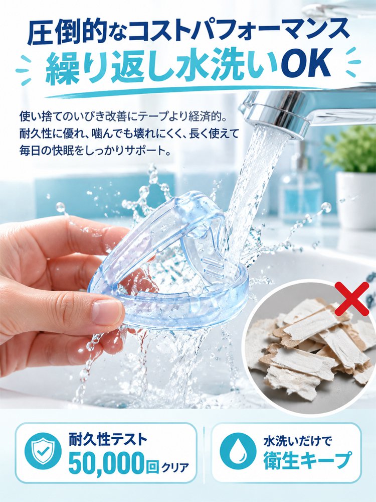 【いびき対策】快眠サポート睡眠マウスピース