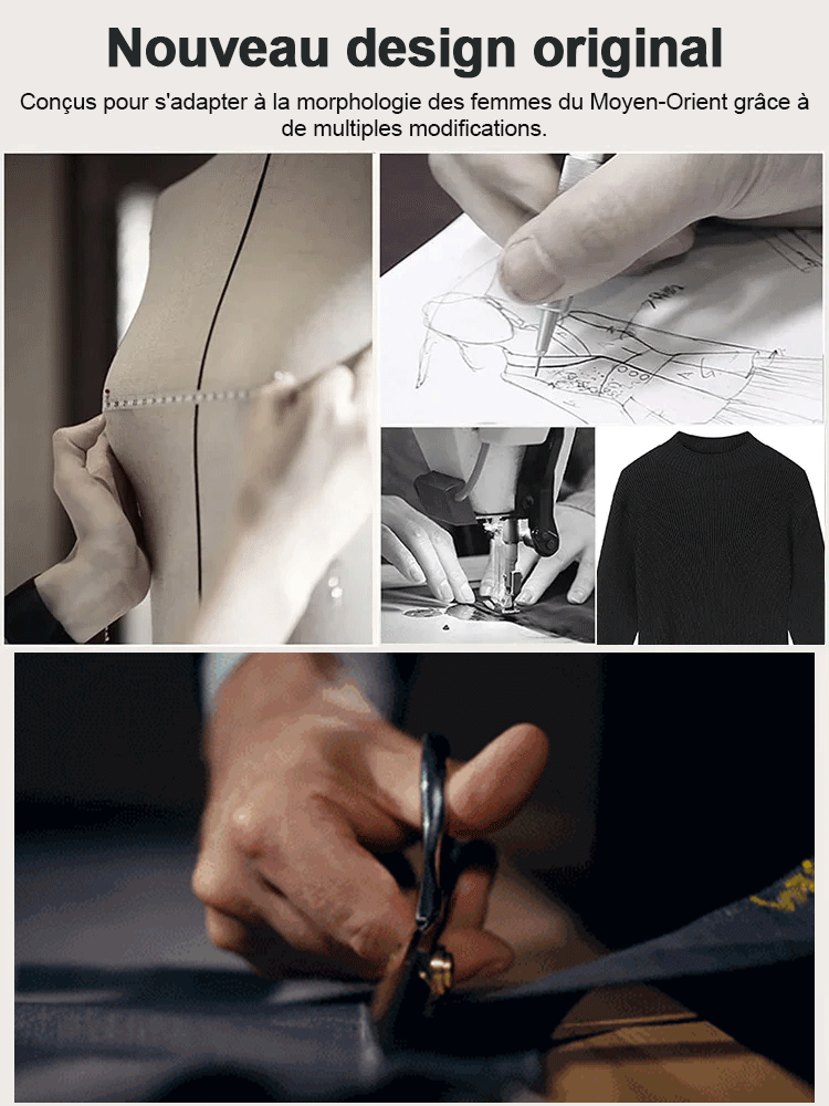 Automne et hiver Nouvelle robe classique élégante