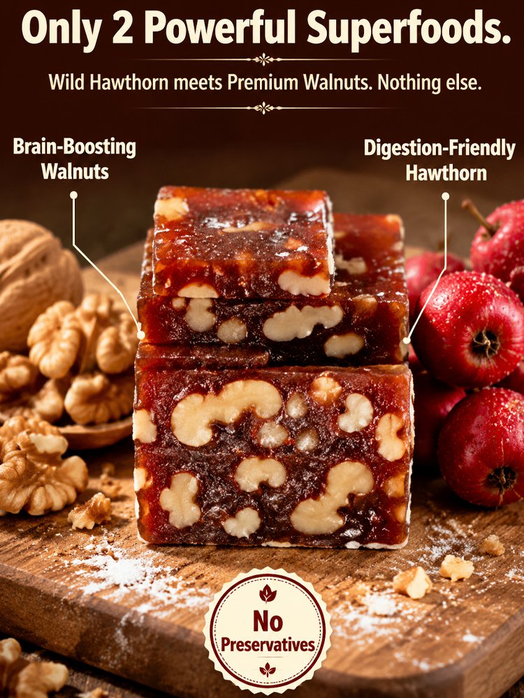 Hawthorn Walnut Cake Healthy Snack for Pregnant Women and Children