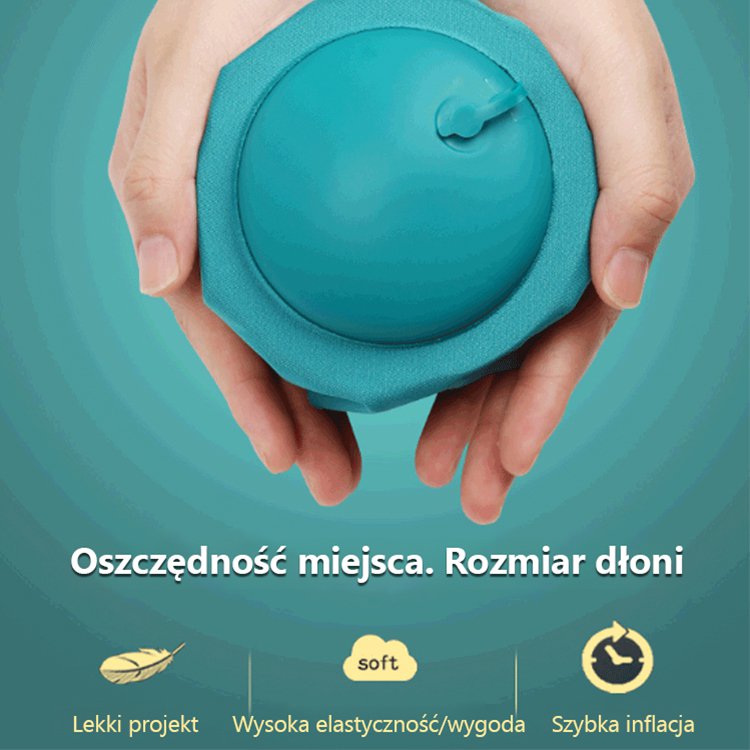 Nadmuchiwana poduszka w kształcie litery U