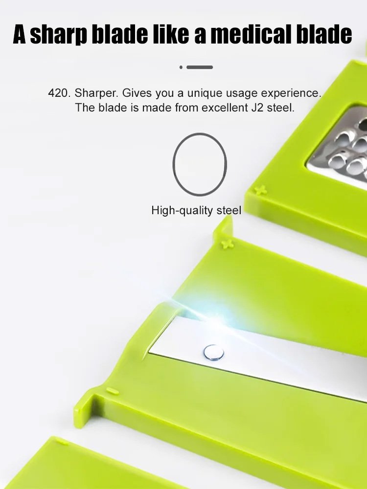 [One-stop kitchen use without a knife] 16 sets of multi-function vegetable cutters