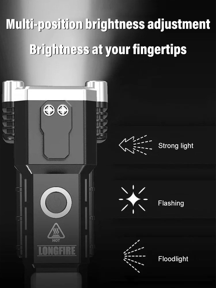 COB multifunctional flashlight