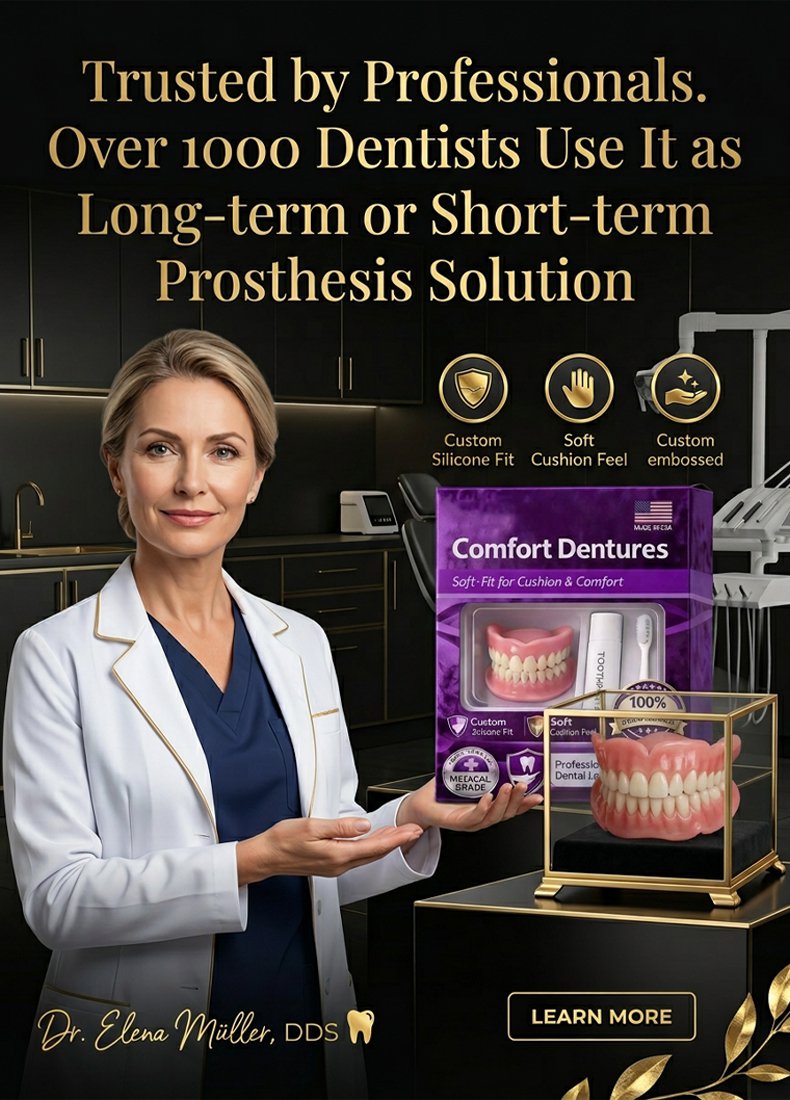【Save $5,000 NOT Going to Dentists】Smart Silicone Teeth | Patented University Tech