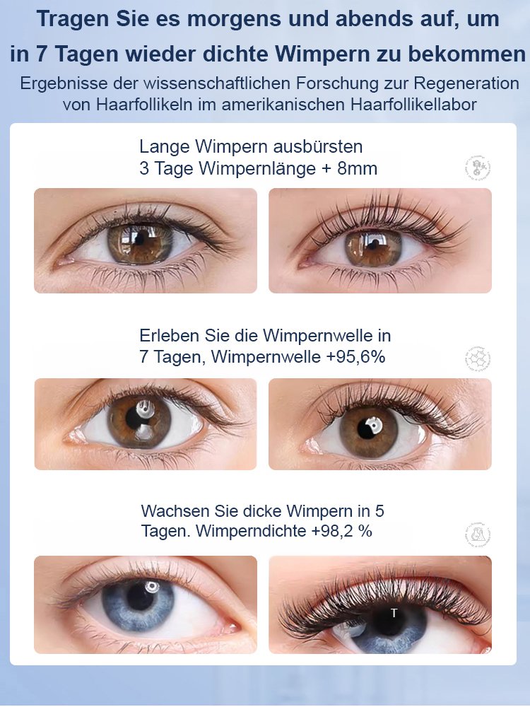 【7 Tage Wissenschaftliches Wachstum】Sanftes und reizfreies Wimpernserum