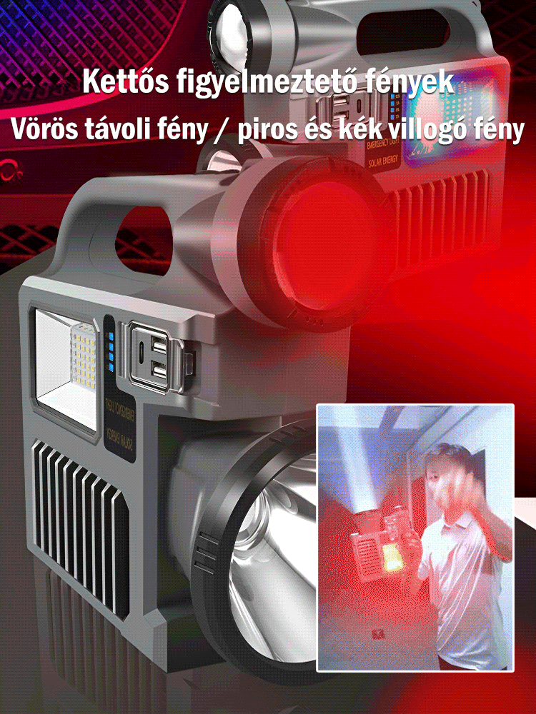 Többfunkciós vészvilágítás szúnyogirtáshoz