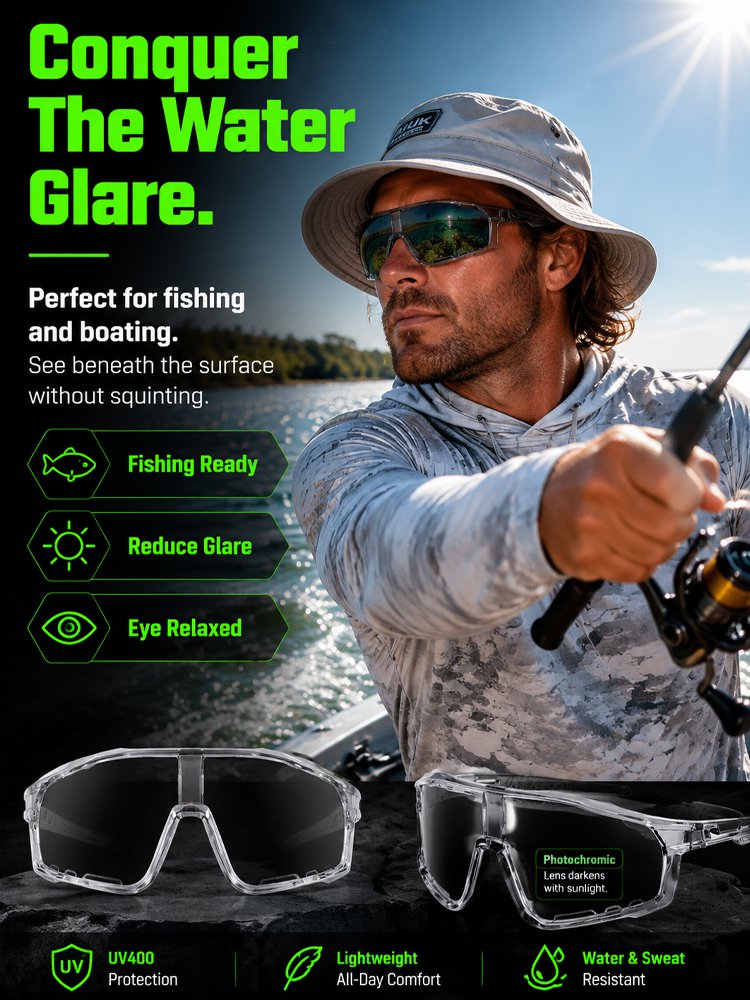 Military-grade intelligent photochromic multi-purpose goggles