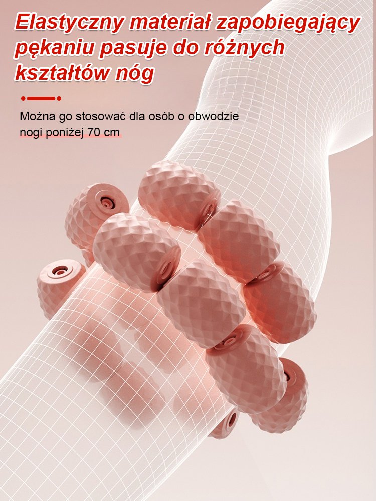 18-kołowy dwuwarstwowy masażer 3D do wyszczuplania nóg