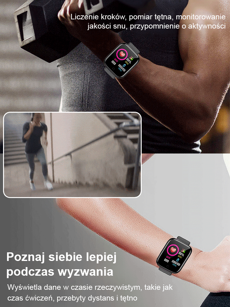 Inteligentny zegarek Y68S