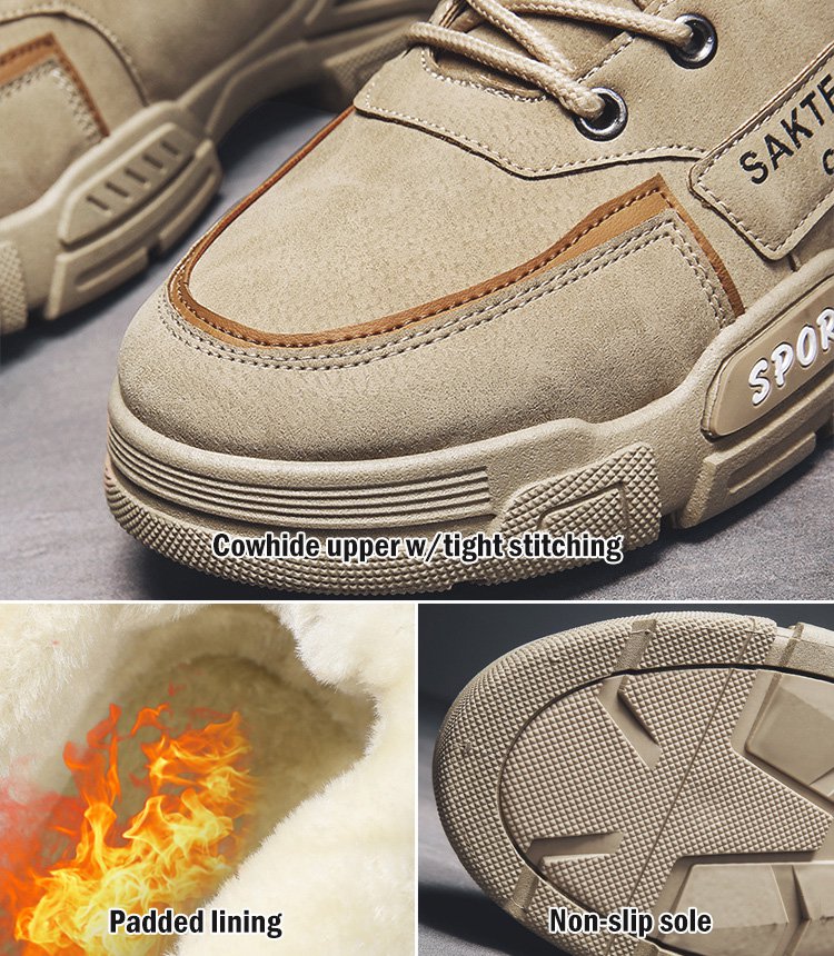 High-top men's Martin boots