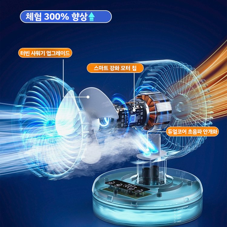 가정용 냉방 소형 에어컨 팬