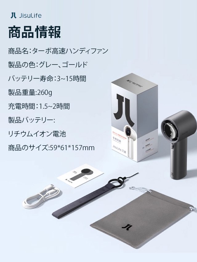 2024最新モデルのハンディファン