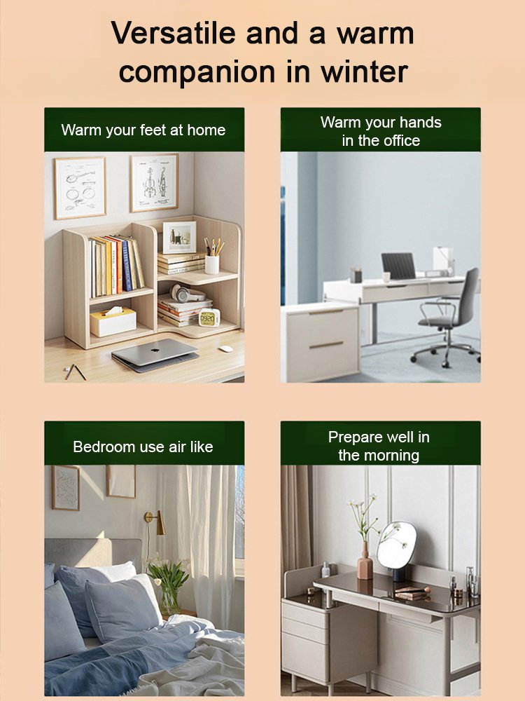 [Like a spring breeze] Silent household spray hot and cold dual-purpose air heater