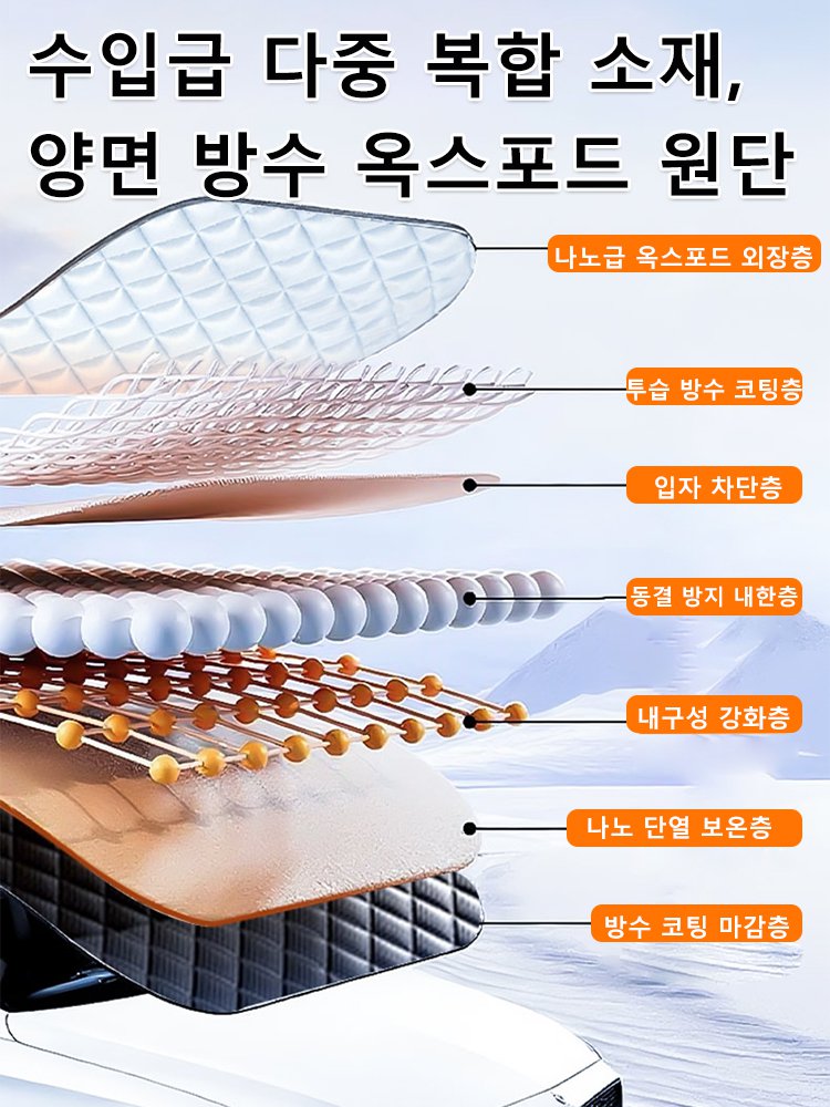 자동차 서리·눈·자외선 차단 커버