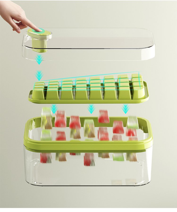 簡単に氷が取り出せる製氷皿の使い方