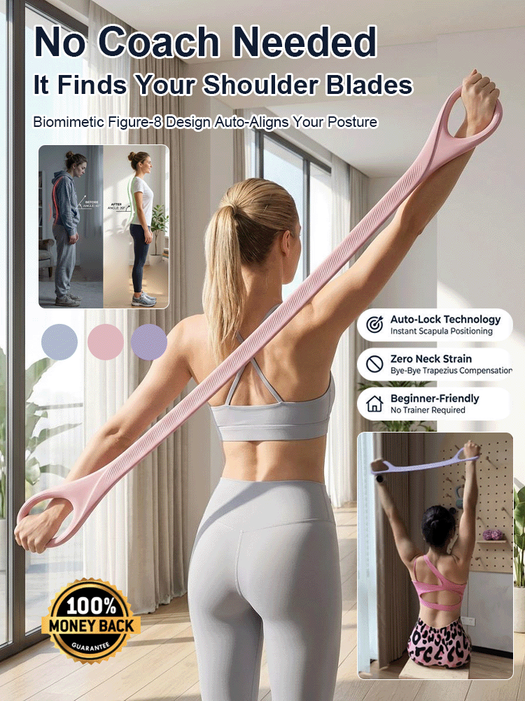 【Farewell to Hunchback】8-Word Back-Stretch Elastic Band