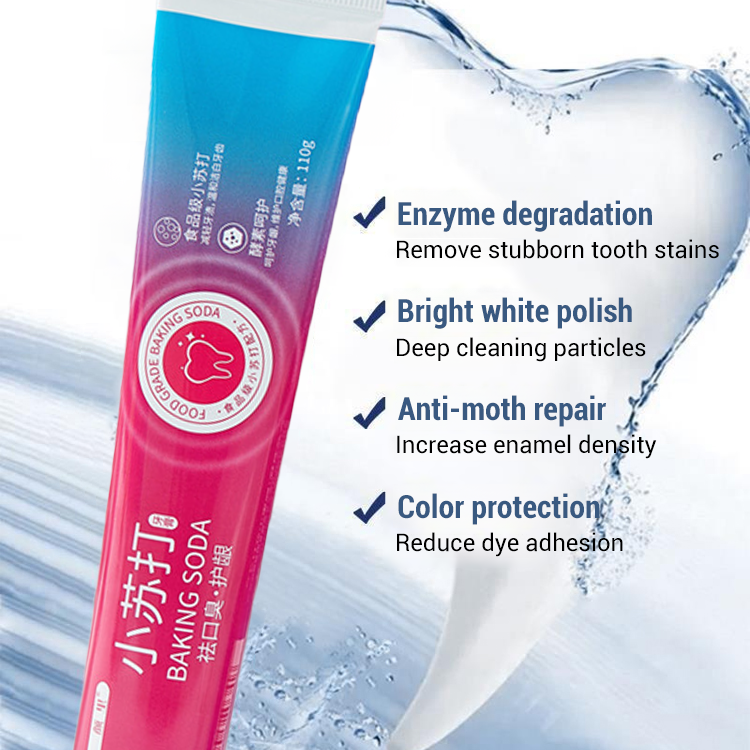 Baking soda toothpaste oral care